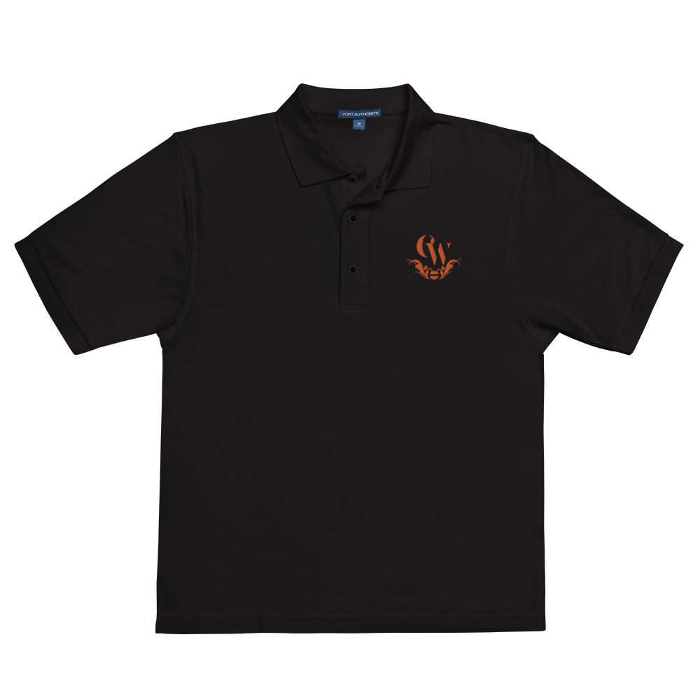 C/W POLO BLACK ORANGE