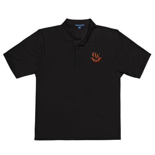 C/W POLO BLACK ORANGE