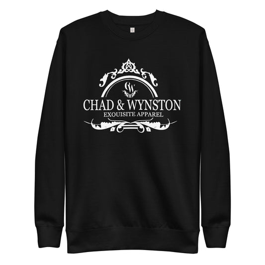 CHAD & WYNSTON SWEATSHIRT BLACK / WHITE