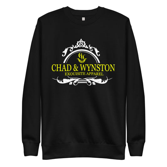 CHAD & WYNSTON SWEATSHIRT BLACK / YELLOW