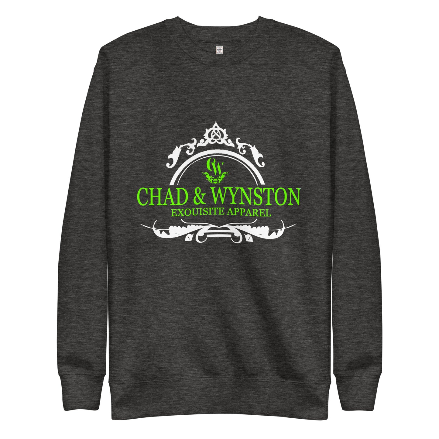 CHAD & WYNSTON SWEATSHIRT BLACK / GREEN