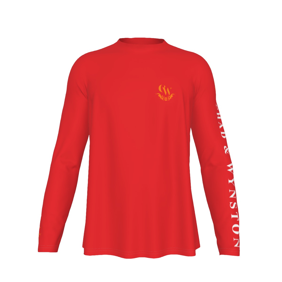 CHAD & WYNSTON Long Sleeve RED / ORANGE