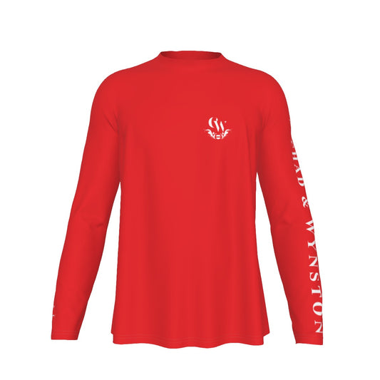 CHAD & WYNSTON Long Sleeve RED / WHITE